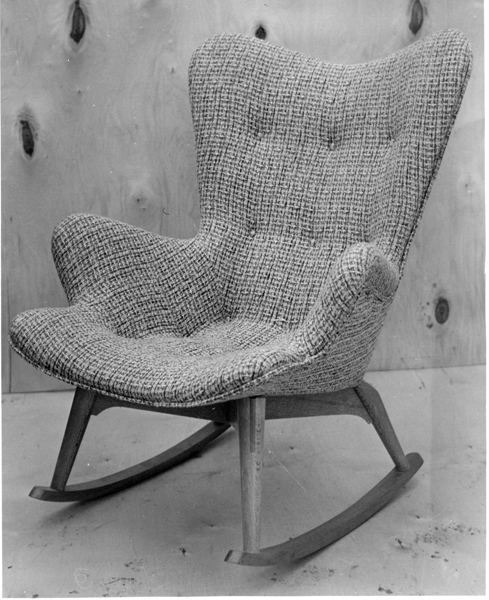 B210 Contour rocking chair, 1953