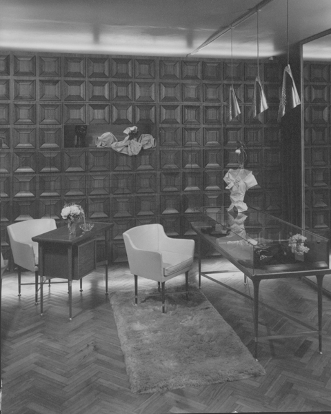 Irving Marcus boutique interior, 1956