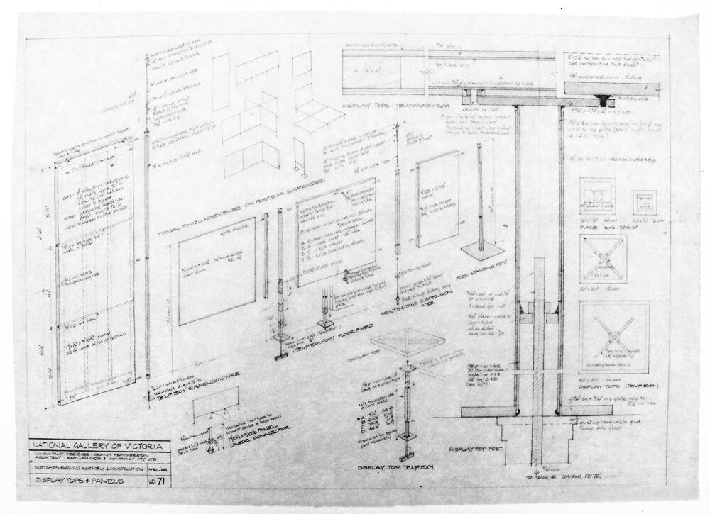 National Gallery of Victoria Fitout, 1966-68