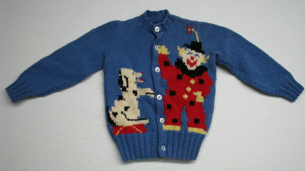 In addition to sewing, I also have always loved knitting and continue to knit simple items for enjoyment while watching television. A lot of my readers are knitters and I used to be one too. Back in the 1950s and '60s the most popular needlework magazine was McCall's Needlework and Crafts. My mother had a subscription to it because she liked to do crafts. I got my own subscription after I was married and got a lot of my patterns and advice for quilting and knitting in them. A few other crafty magazines started up in the early '60s and the little sweater above was in one of them. It may have been in a Workbasket magazine. I knitted it for my son in 1961 or 1962. 4 ply knitting worsted was the most popular yarn of that time period. This is the only sweater I kept. I passed the rest on to other little ones as my kids out grew them.