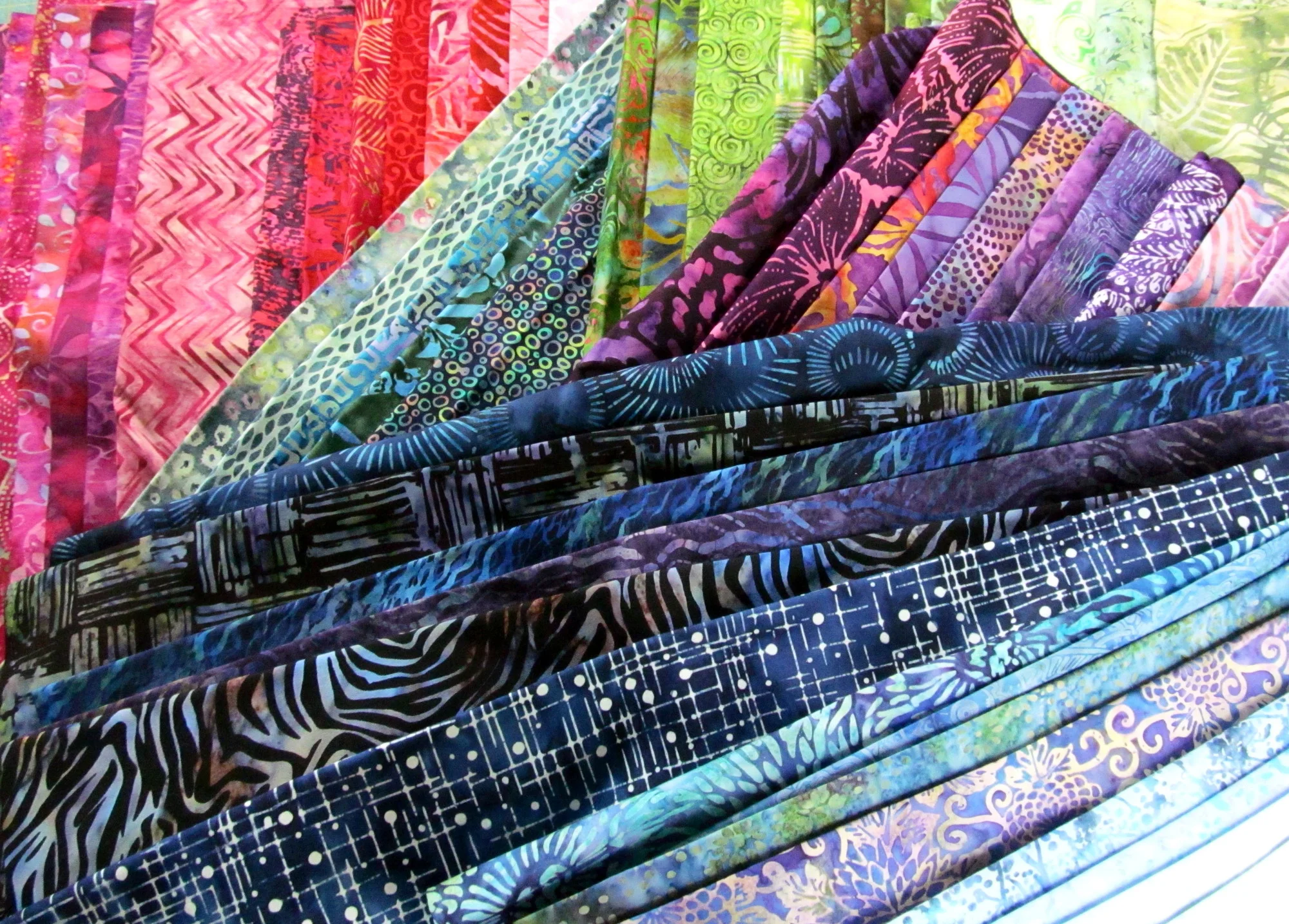 Batik Starter Packs of 6" Squares