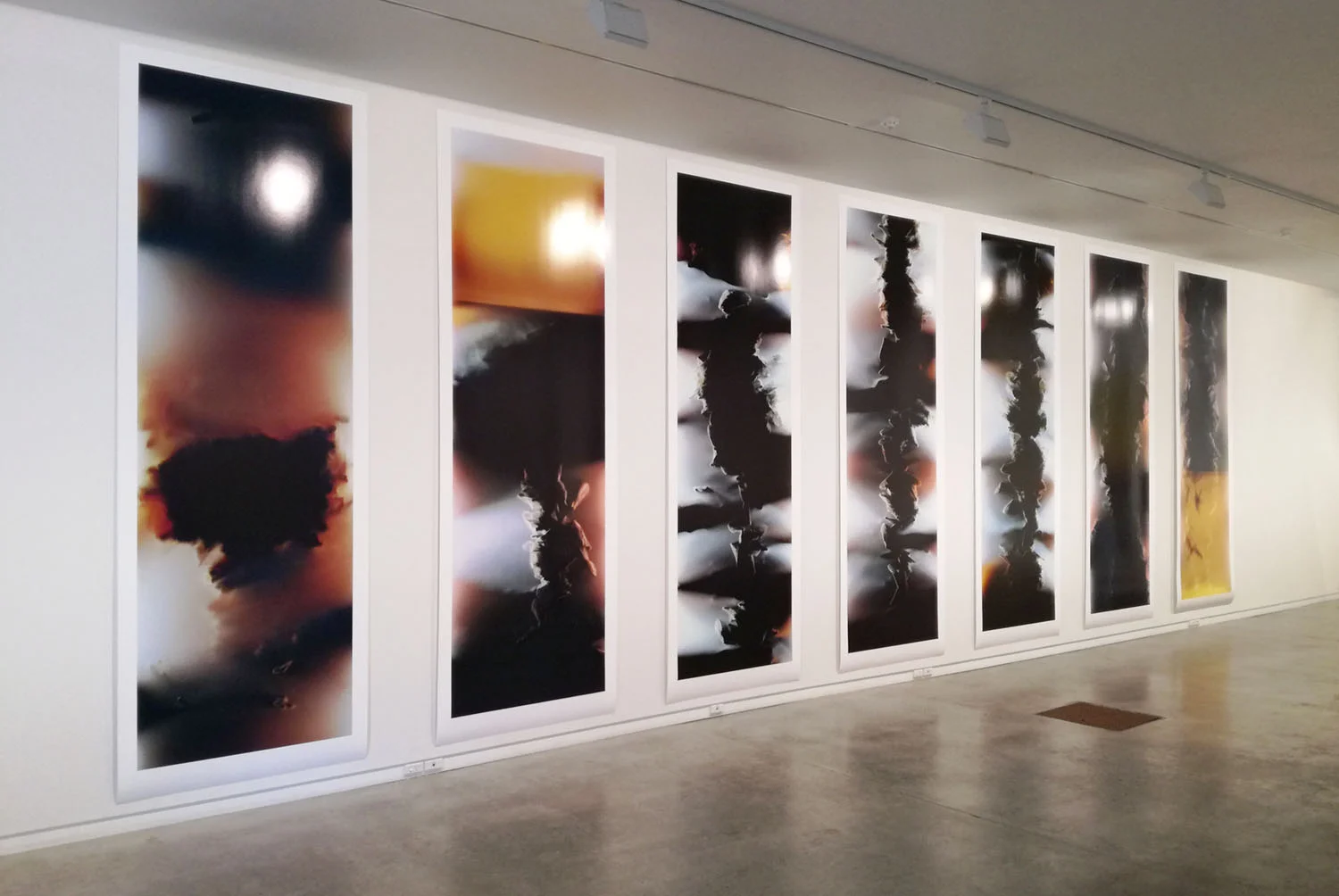 Installation view of Umbra by Anne Noble, Two Rooms Gallery, Auckland, 2017.