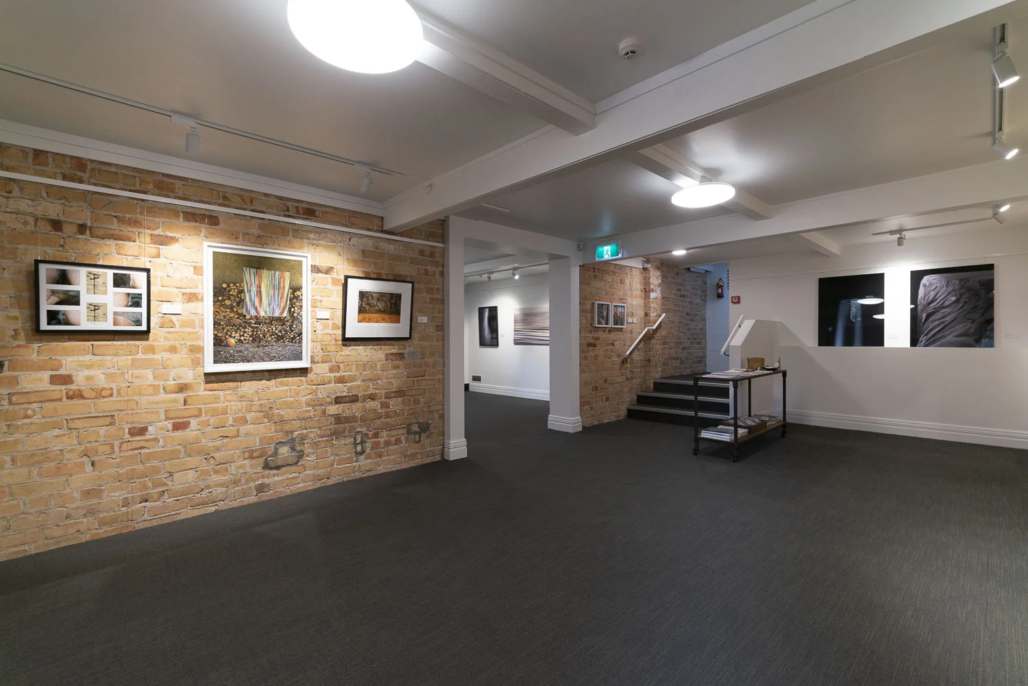 Installation of the PhotoForum Members' Show, 2018 at Studio 541, Auckland. Photo by Geoff Short