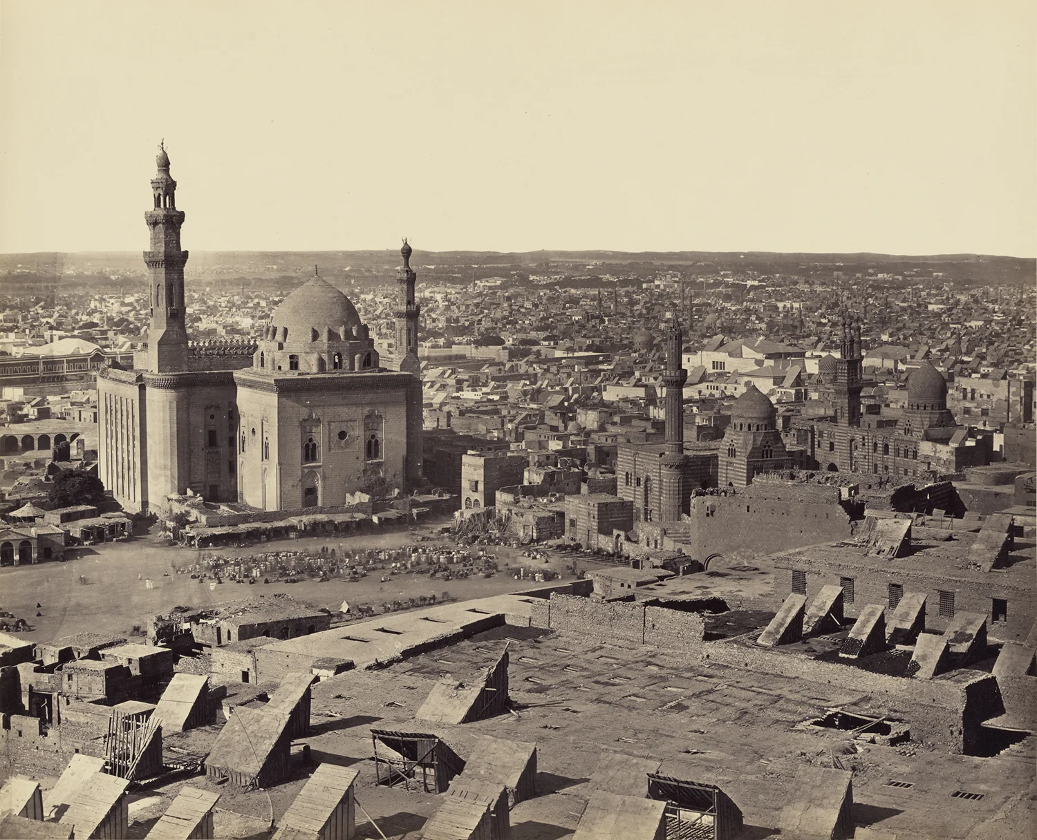 Francis Frith, Cairo from the Citadel, first view , (1858)