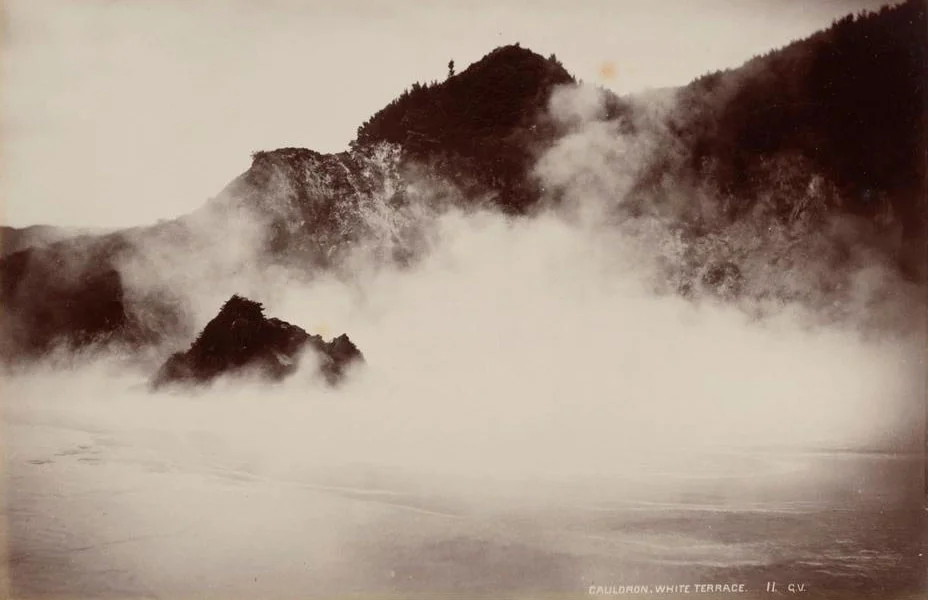 George Valentine Cauldron, White Terrace c1898