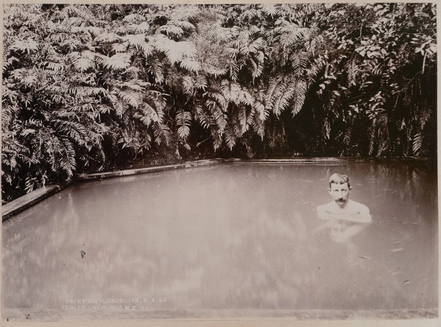 Enos Pegler Fairy Bath, Okoroire , 1893