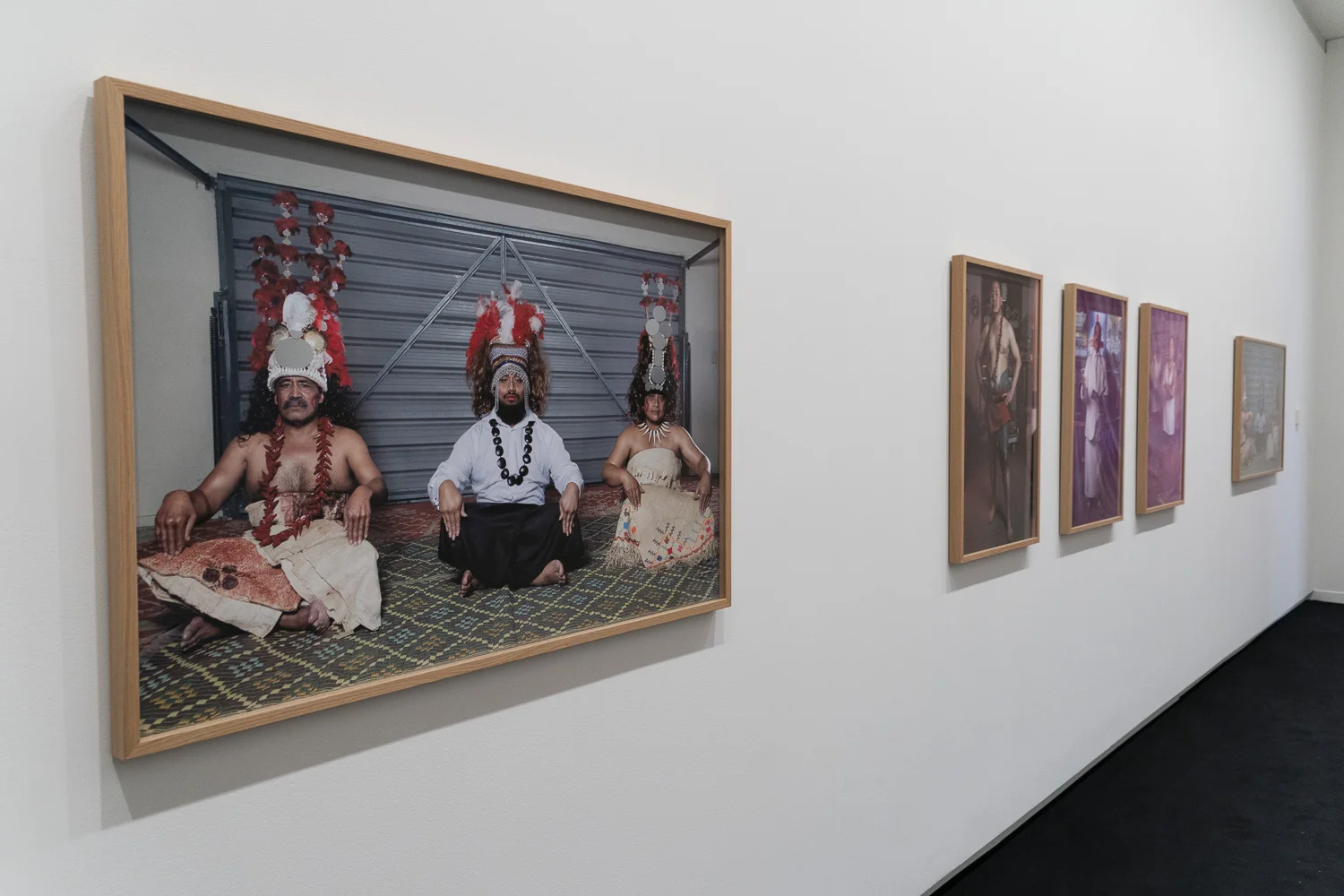 Pati Solomona Tyrell, " M ā tua II " 2015; " Malosogia" 2014; " Mātua I" 2015. Walters Prize 2018