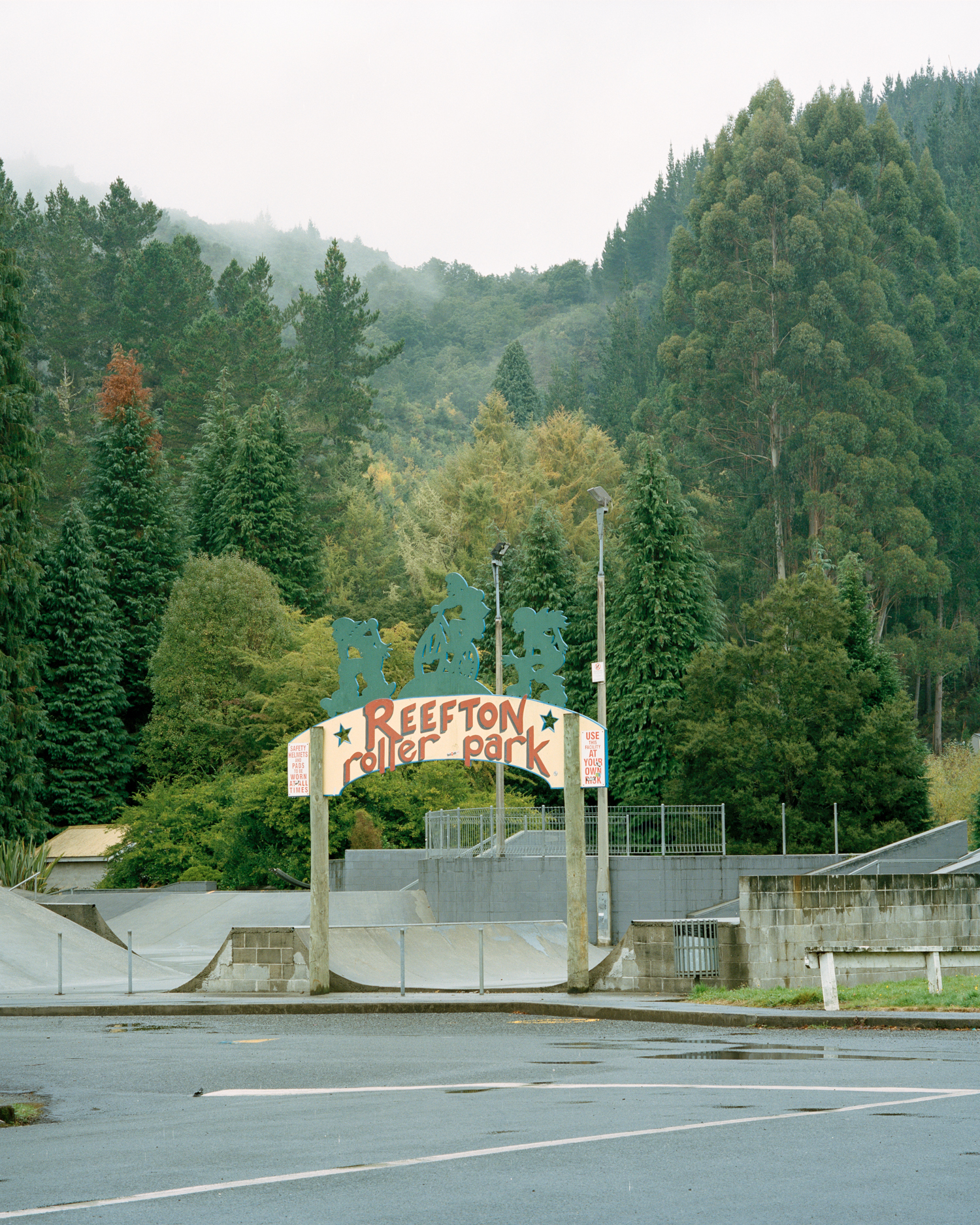  Mitchell Bright.  Reefton roller park , Reefton, 2015, from  Within the Land   