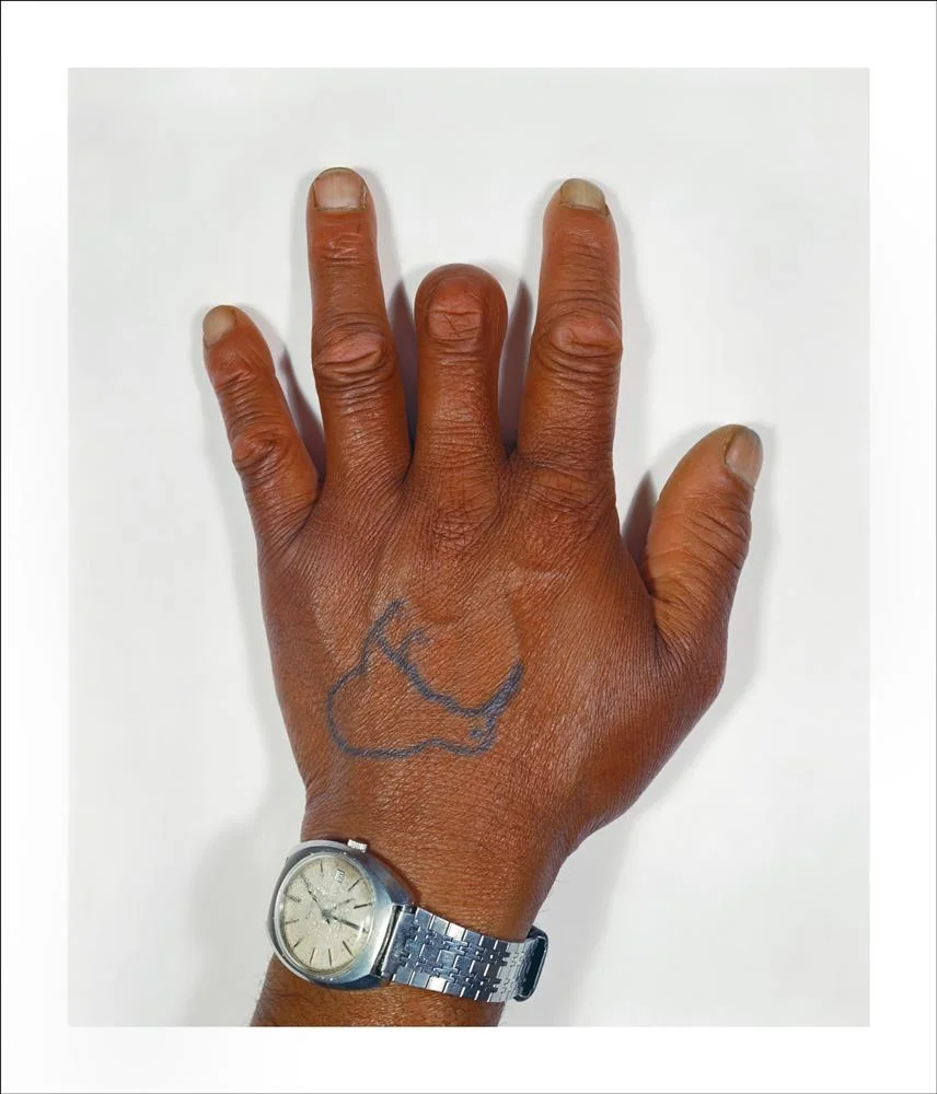 Kevin Capon: Ronnie's Hand, Mokau , 1996, C- Type chromogenic print, edition of 12, 600mm x 500mm