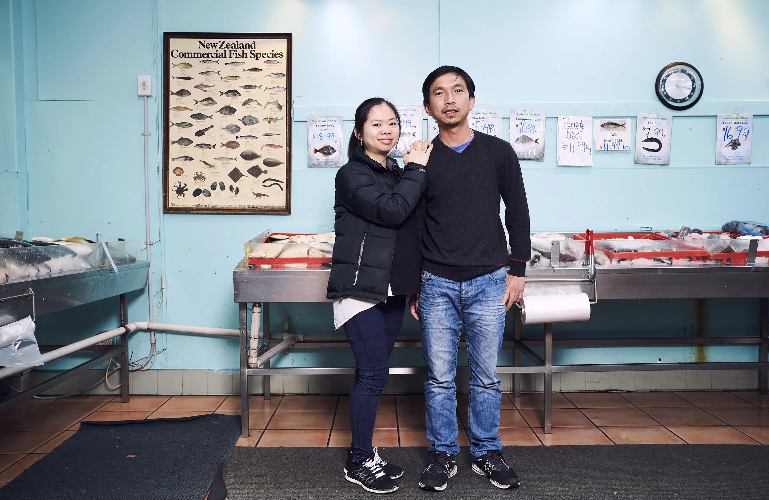 Vinesh Kumaran, Poly Cheak and Chanthou Ly, Hunters Fish Supplies, 2019