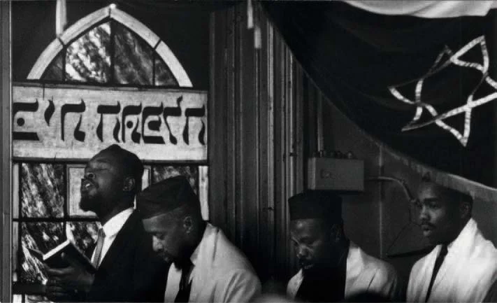 Larence Shustak , Royal Order of Ethiopian Hebrews, in Harlem, NYC , c. 1960. From Black Jews, http://www.shustak.org/photoshelter/.