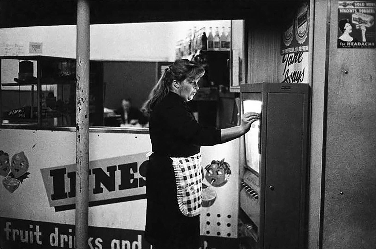  Gary Baigent,  Milk Bar, Grey's Avenue, Auckland,  1963 