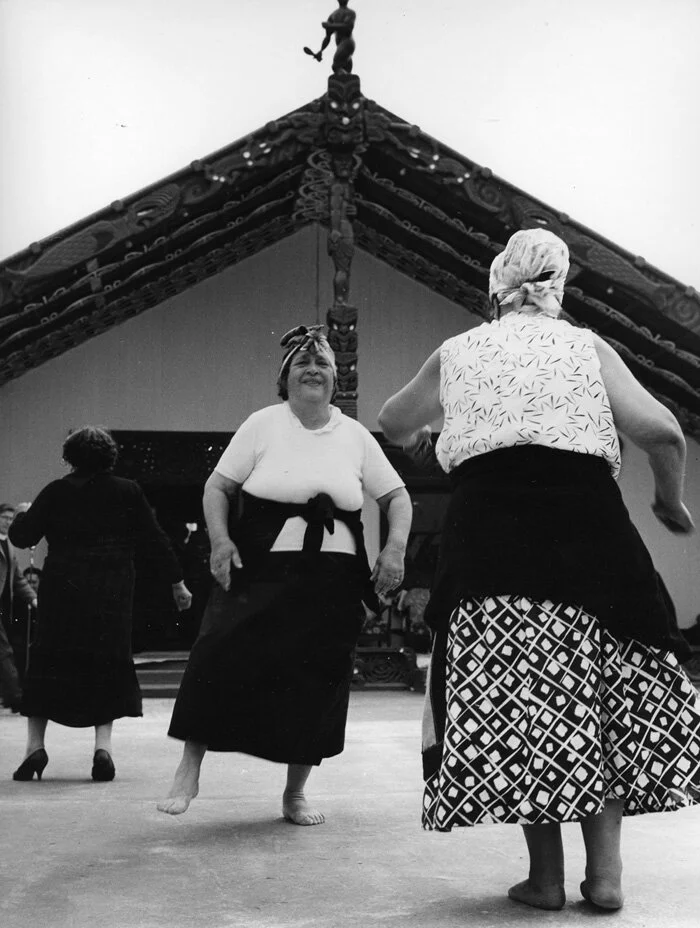 Ans Westra, 1963, Coronation celebrations, Turangawewae, Ngaruawahia, vintage silver gelatin print, 288 x 221 mm