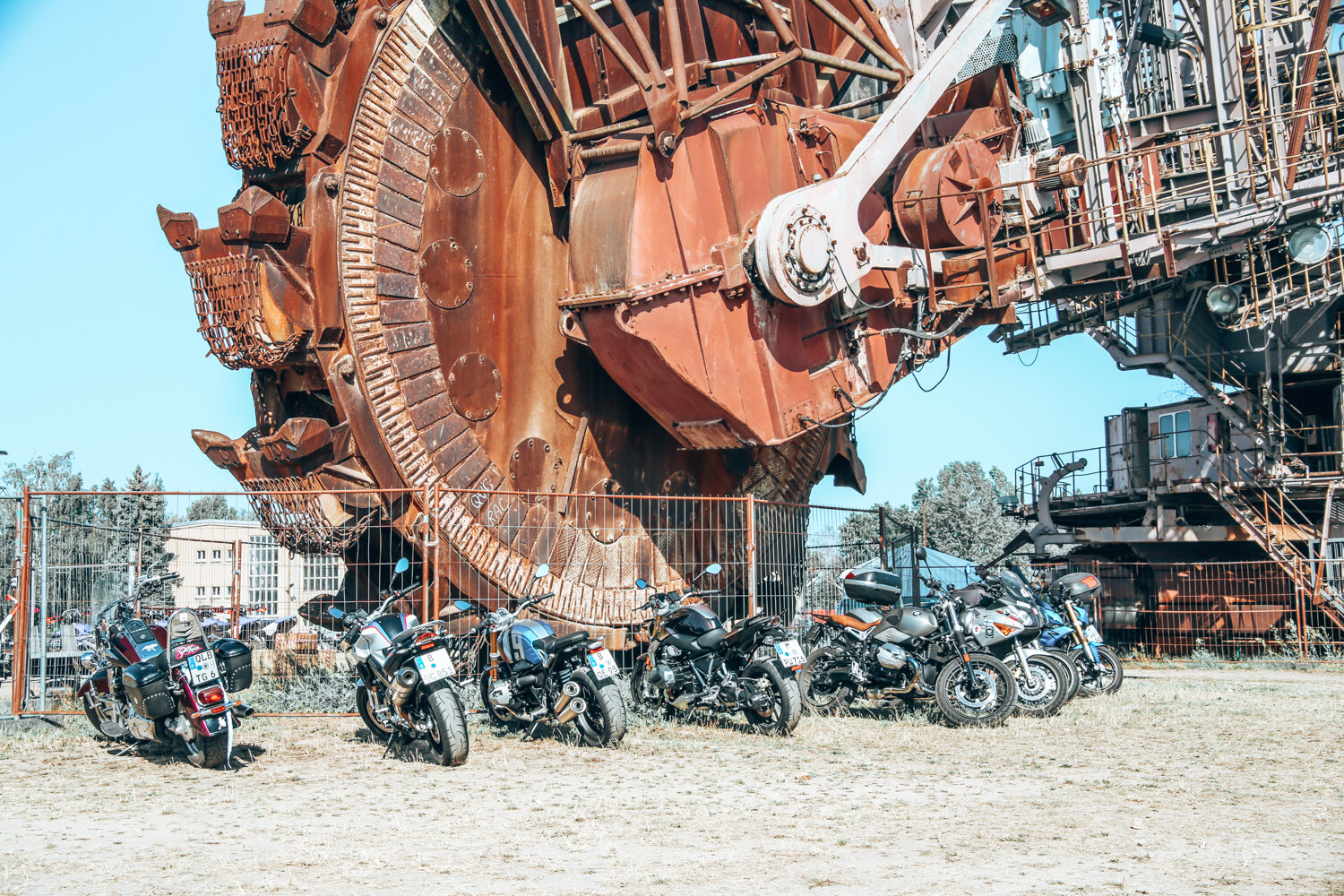  Alice Connew,  Bikes parked at Ferropolis , 2019 