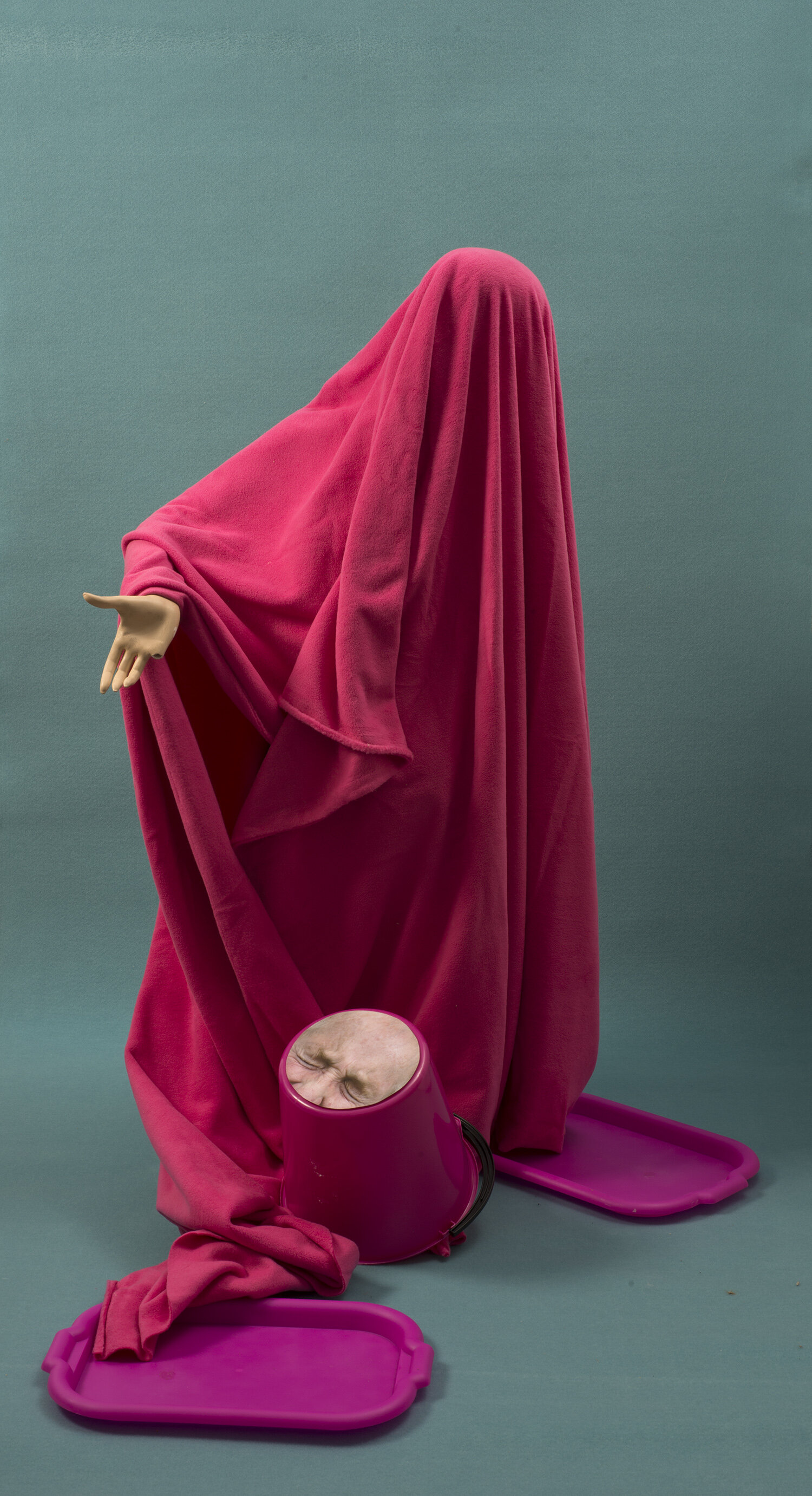  Andrea Gardner,  Pink Bucket Portrait  