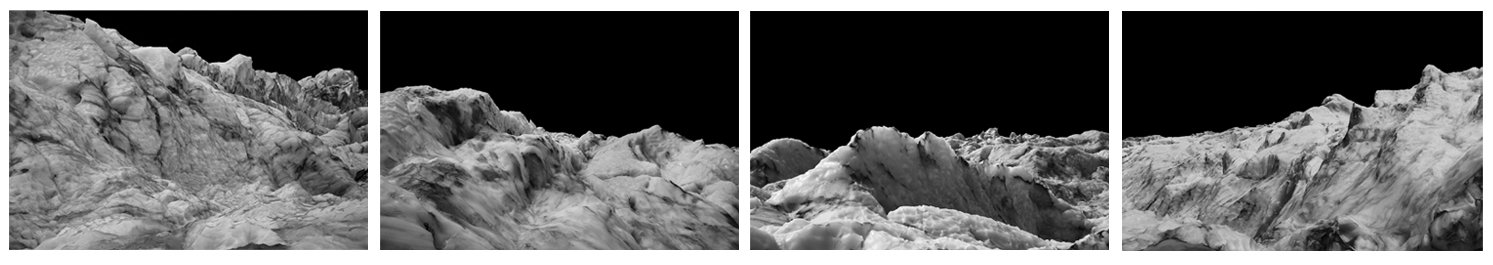  Jonathan Kay,  Fractured, Ruptured, Pressured, Stressed .Te Moeka o Tuawe/Fox glacier, (2018) . Framed digital archival ink-jet print. (810 x 540 mm) 