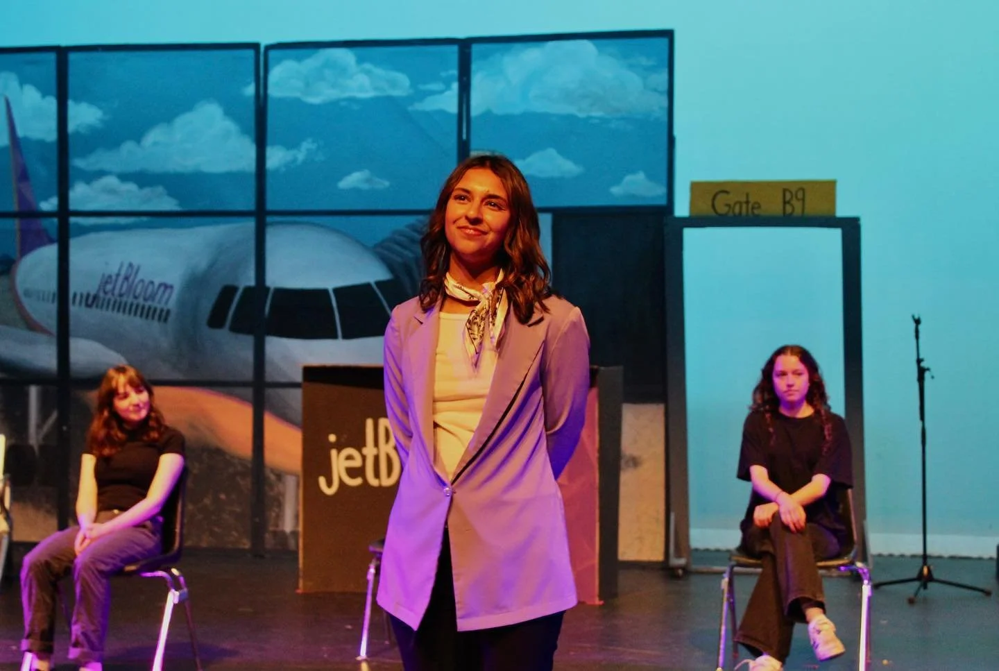 Prepare for landing! Whether it was explaining the rules of airport security, prescribing lobotomies, or announcing the Pennsylvania state high school basketball championship state finals, we hope you enjoyed our spring show, Unattended Baggage!

Tha