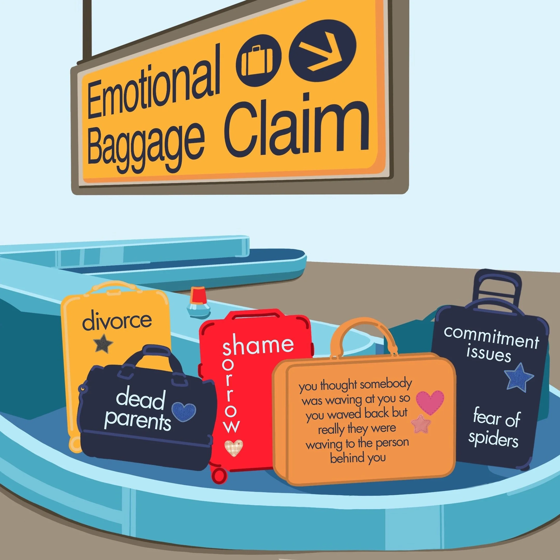 TSA threw out my toner but let these through??? Customs is so lax these days&hellip; 🧳

Claim your bag now and click the link in our bio to buy a ticket 🎟️ to this weekend&rsquo;s show ✈️✈️