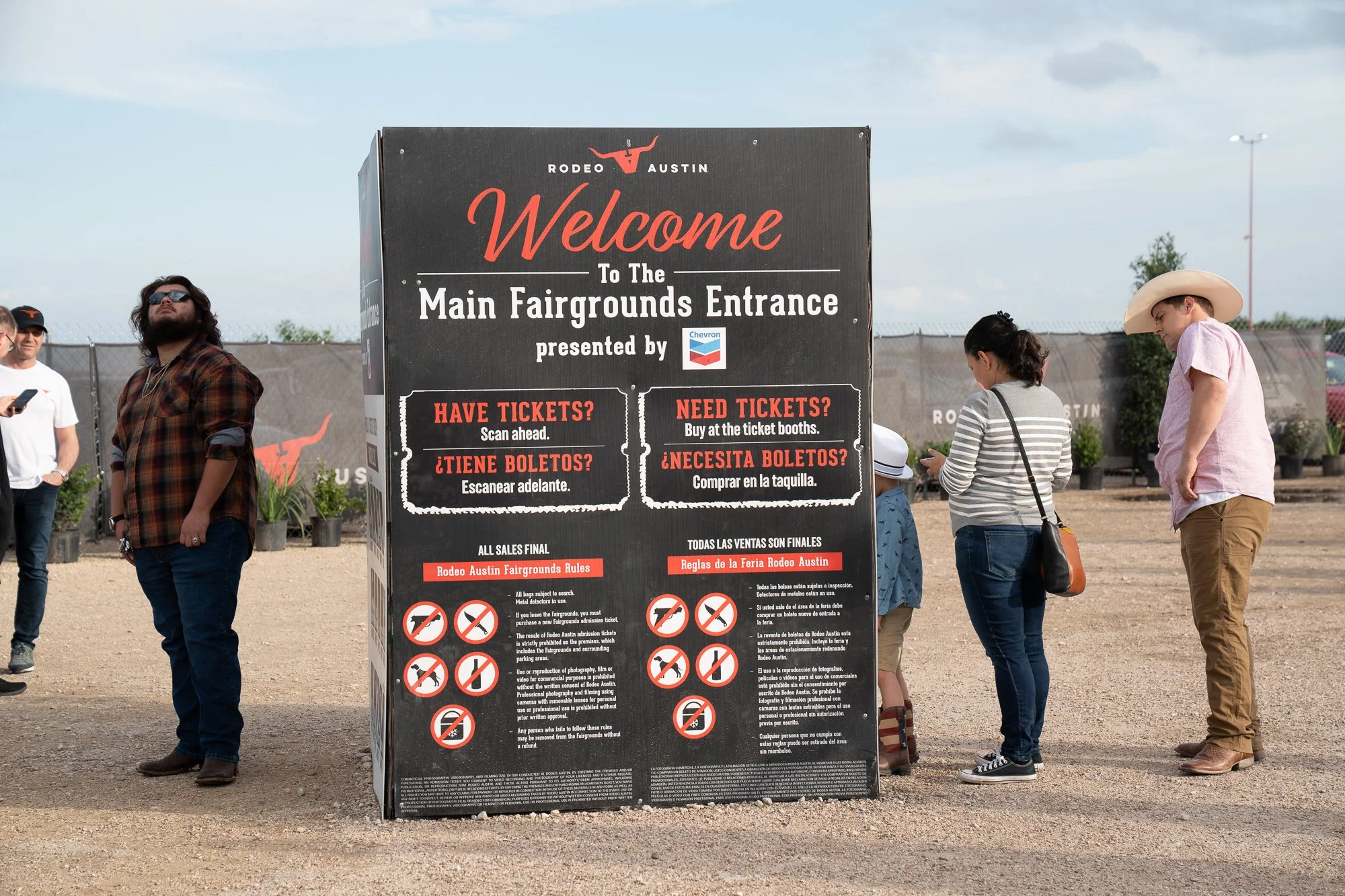 Main Entrance Information Sign Cubes