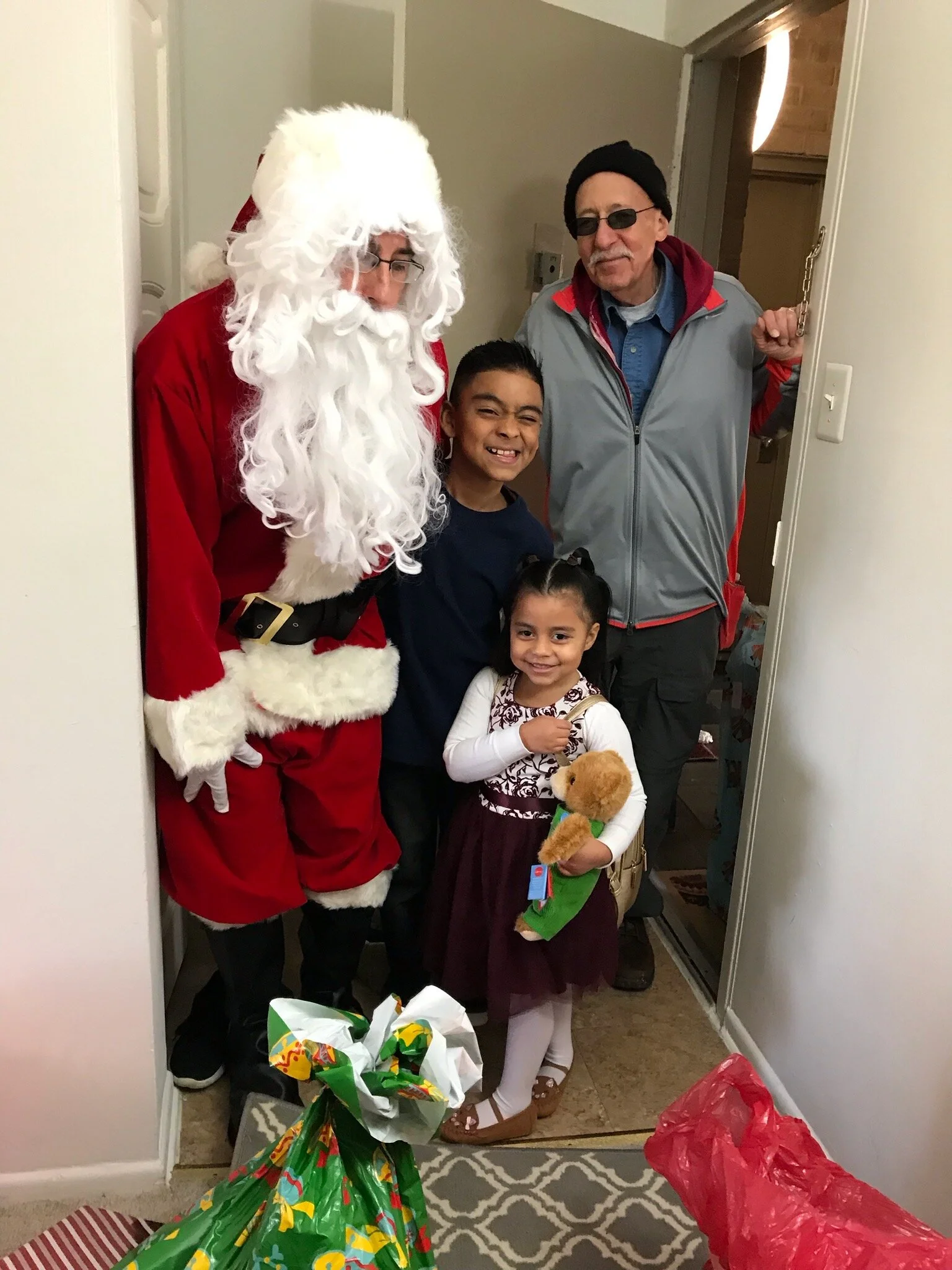 Deliver gifts to Alexandria families in need 