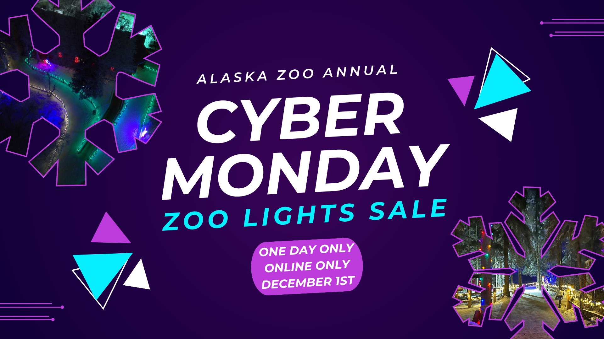 CyberMonday Online Zoo Lights Sale