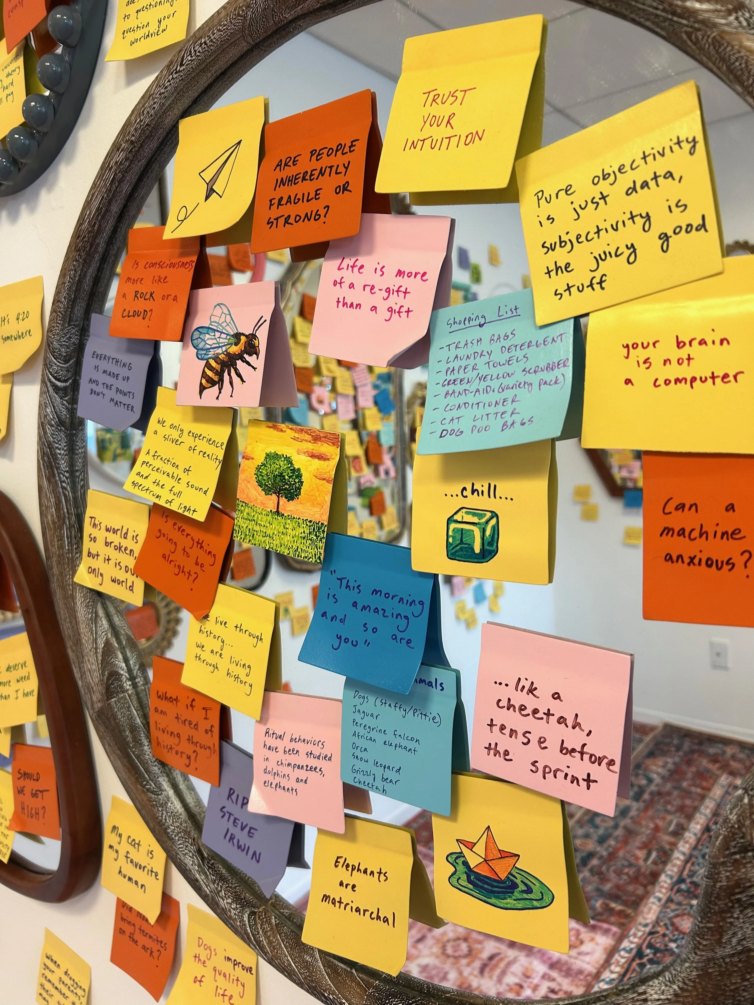 detail Reflections on Nature and Our Nature,  2025