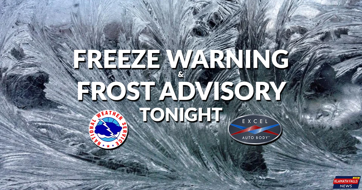 Freeze Warning & Frost Advisory Overnight Tonight