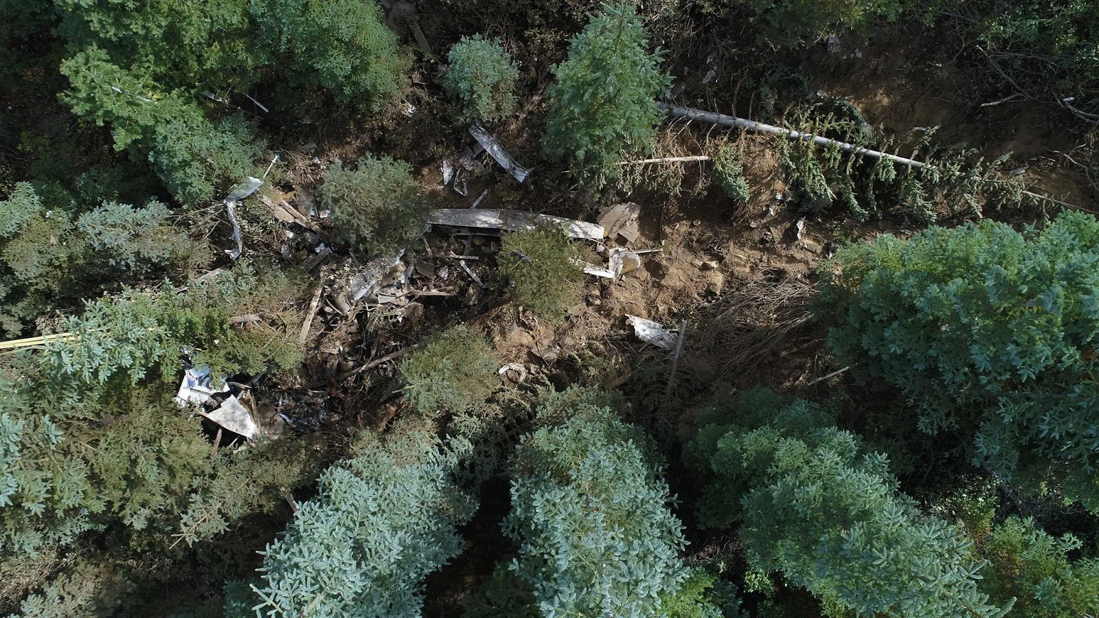 N6083DCrash site 24 nautical miles west-northwest of Klamath Falls, Ore.