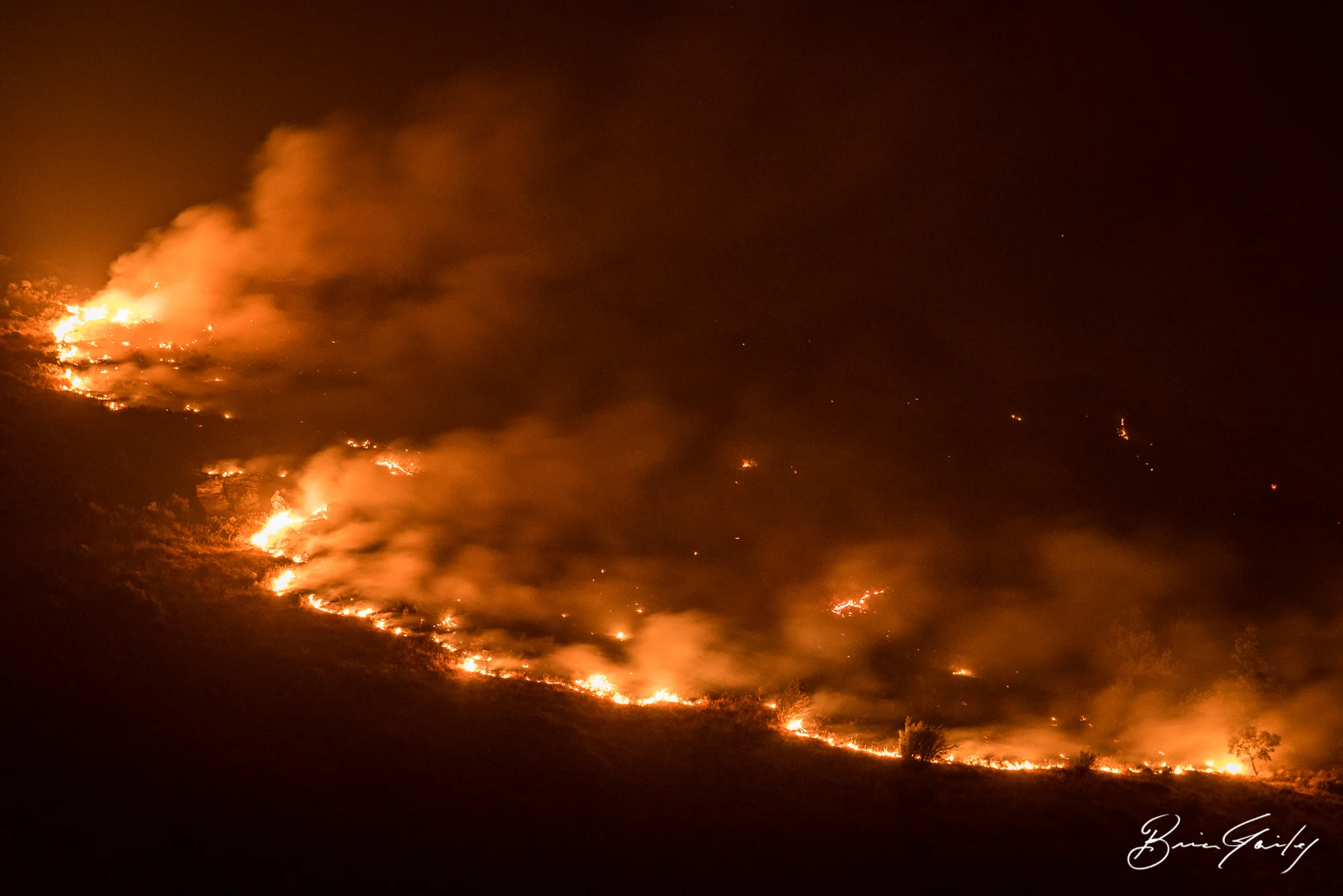 File Photo of the Naylox Fire, August 2018 (Brian Gailey)
