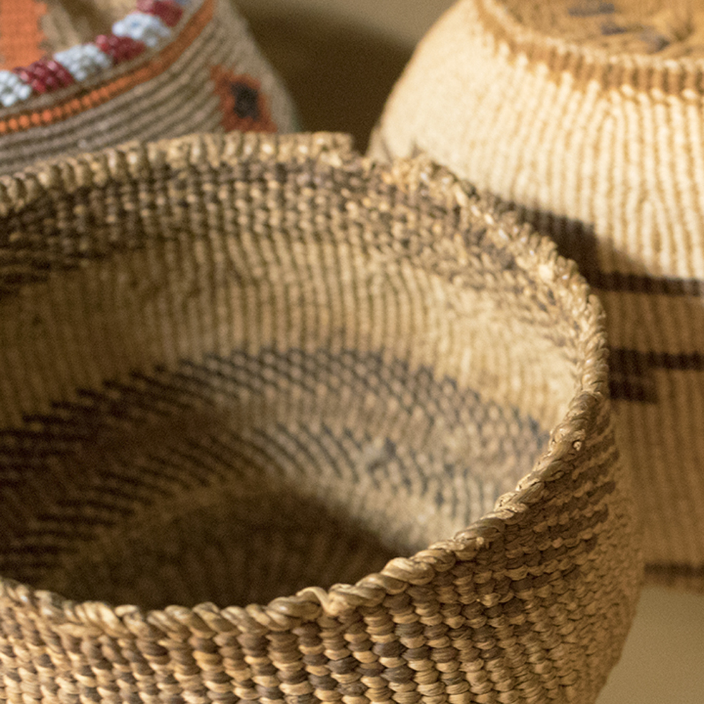  Intricate basketry 