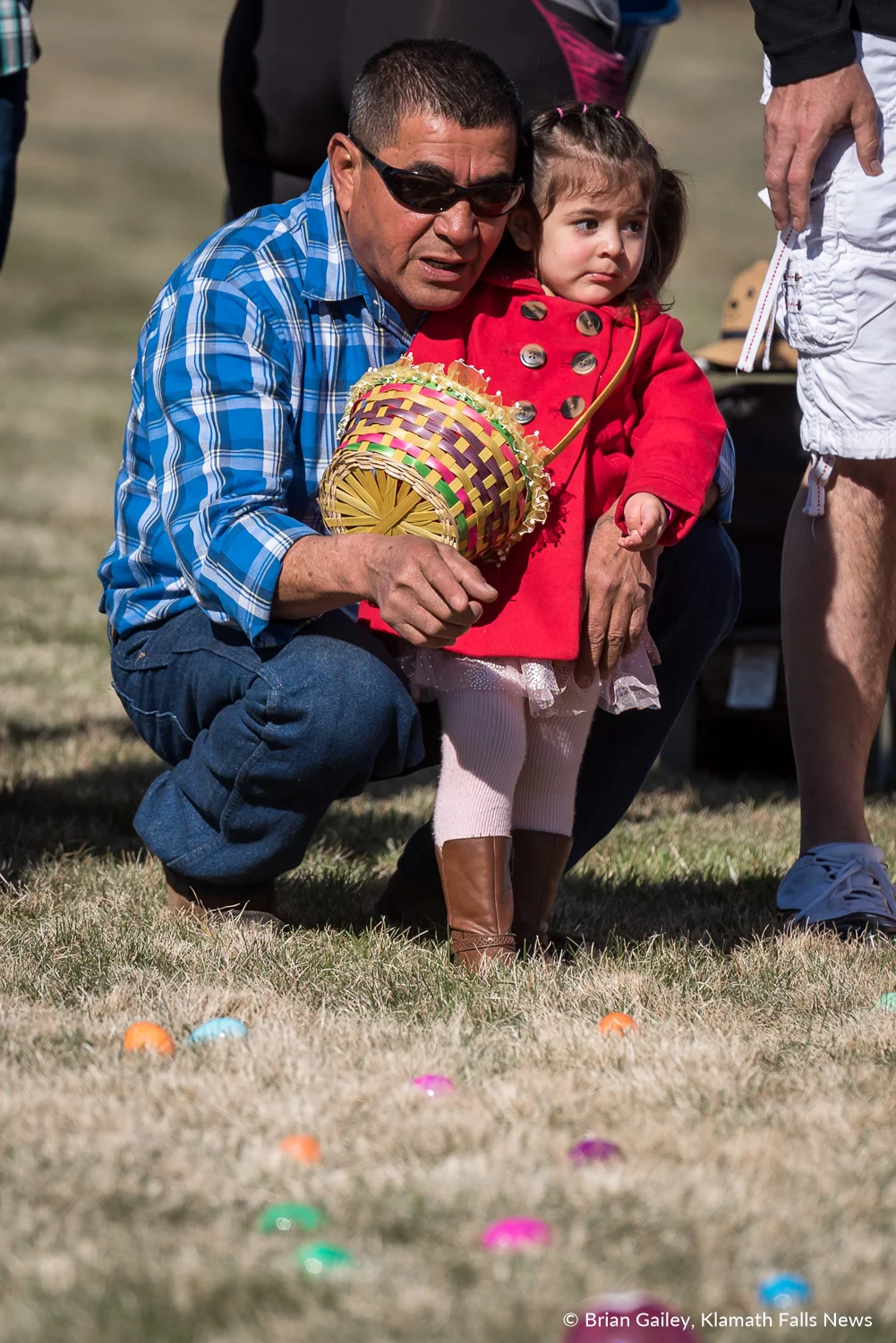 Children anxiously wait for the annual Easter Egg Scramble hosted at Oregon Tech. March 31, 2018 (Brian Gailey)