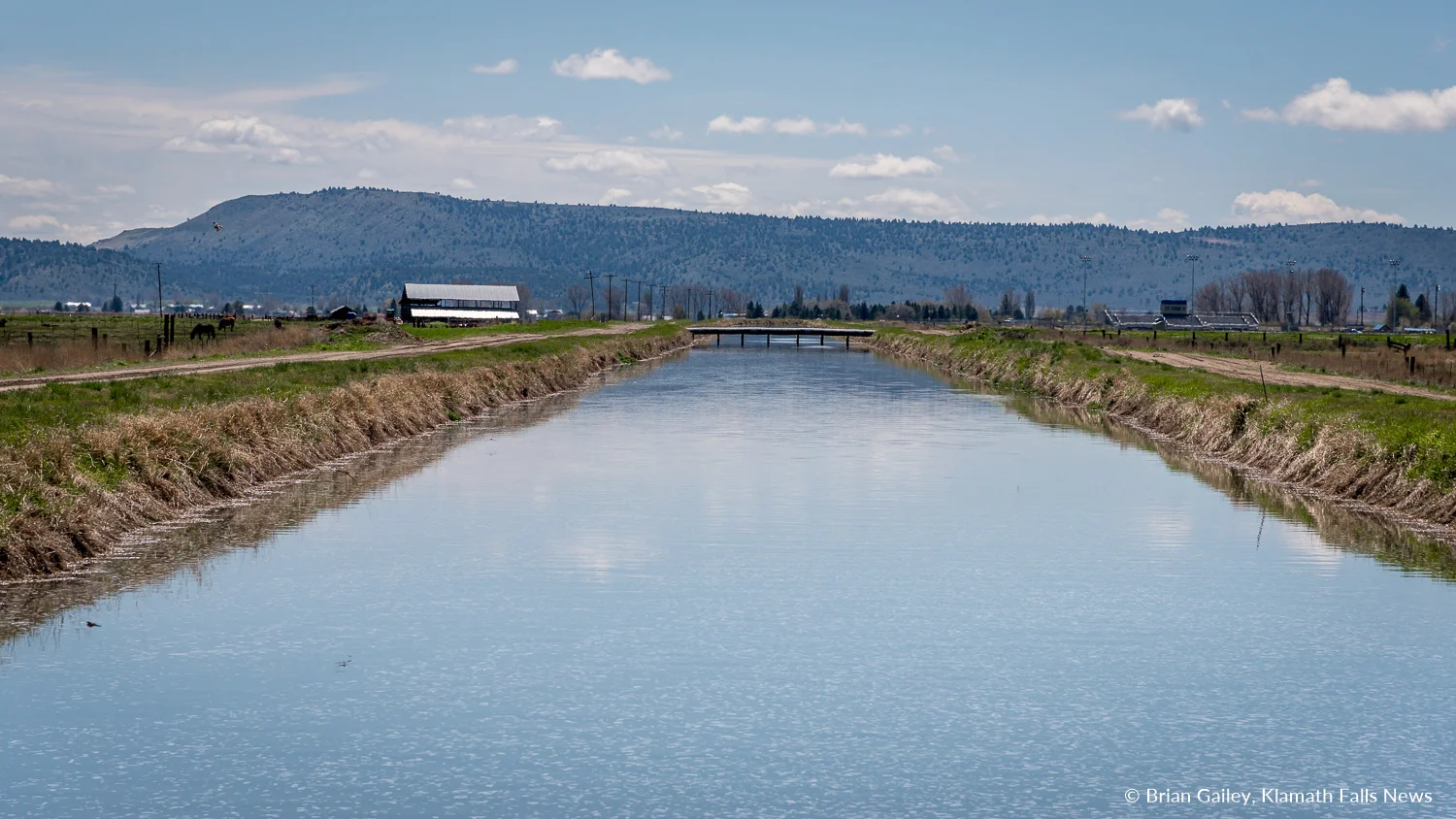 KID was forced to shut down the A-Canal following a notice from the Bureau of Reclamation that waster is no longer available from Upper Klamath Lake. (A-Canal File Photo, Brian Gailey)