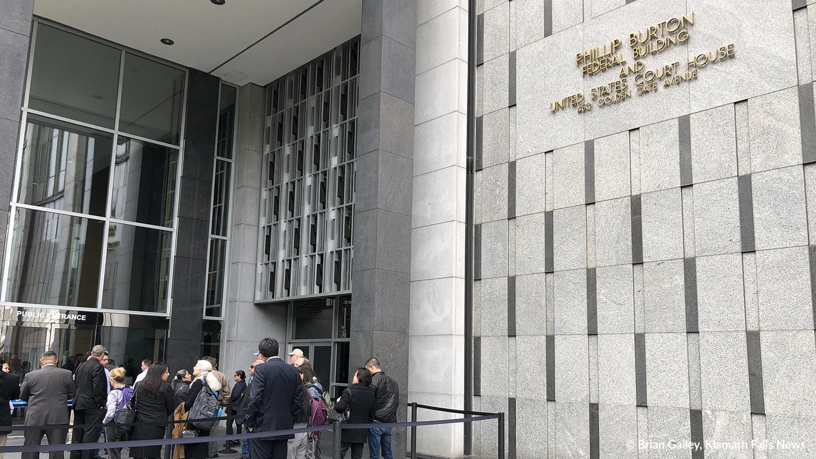 File Photo. Phillip Burton Federal Building / United States Court House in San Francisco, Calif. Home to the United States District Court, Northern District of California. (Brian Gailey)