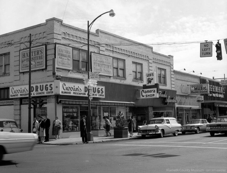 Klamath Heritage Ninth and Main c. 1960