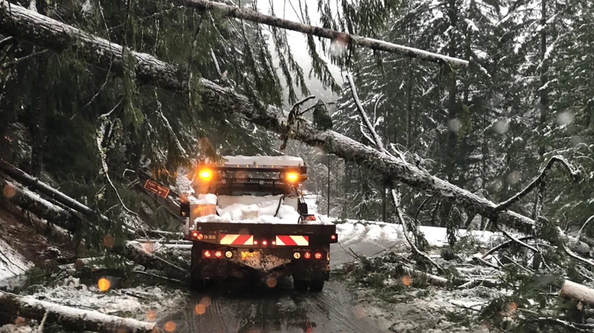 ORE 138 at mile post 26. Image courtesy, ODOT