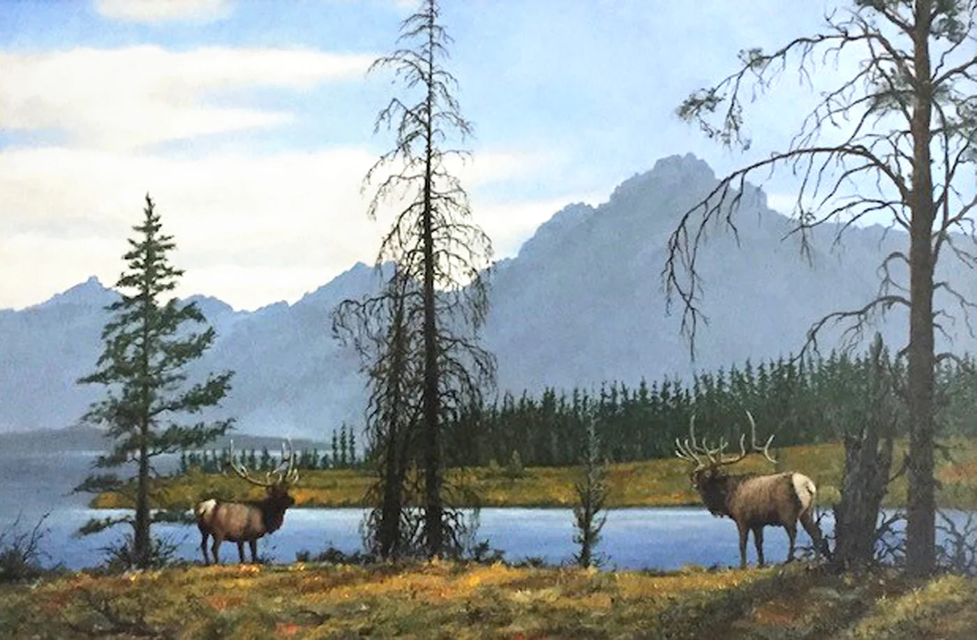 A collection of paintings by the late George McMahan will be featured through April in the Klamath County Museum’s Modoc Gallery. (Submitted photo)