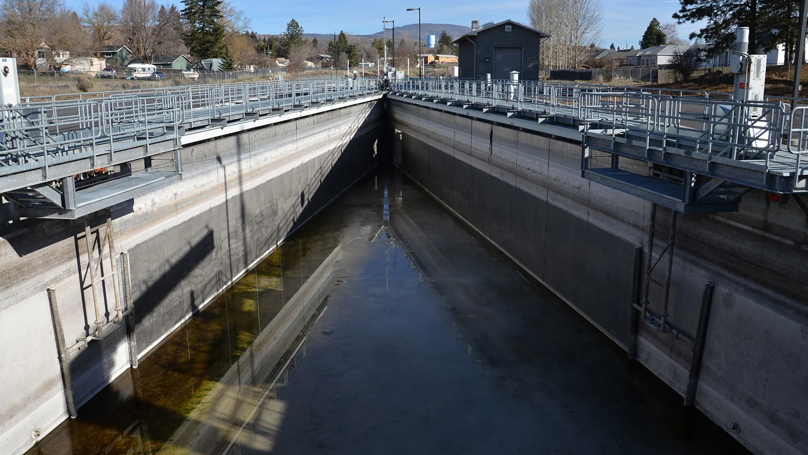 File photo - Head gates of the Klamath Project.