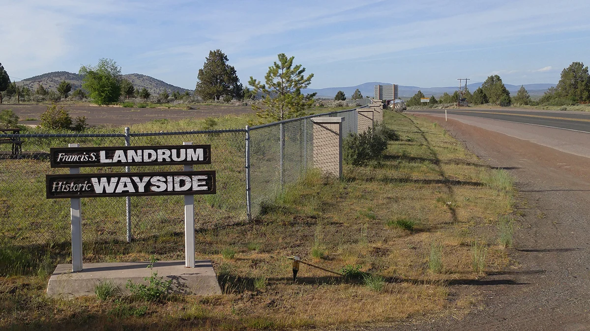 The Landrum Wayside at the Oregon-California border on Highway 97 is among historic sites to be featured in a proposed Klamath Heritage Trail.