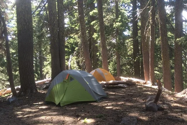 Backcountry camping at Crater Lake National Park. Image: CLNP/NPS