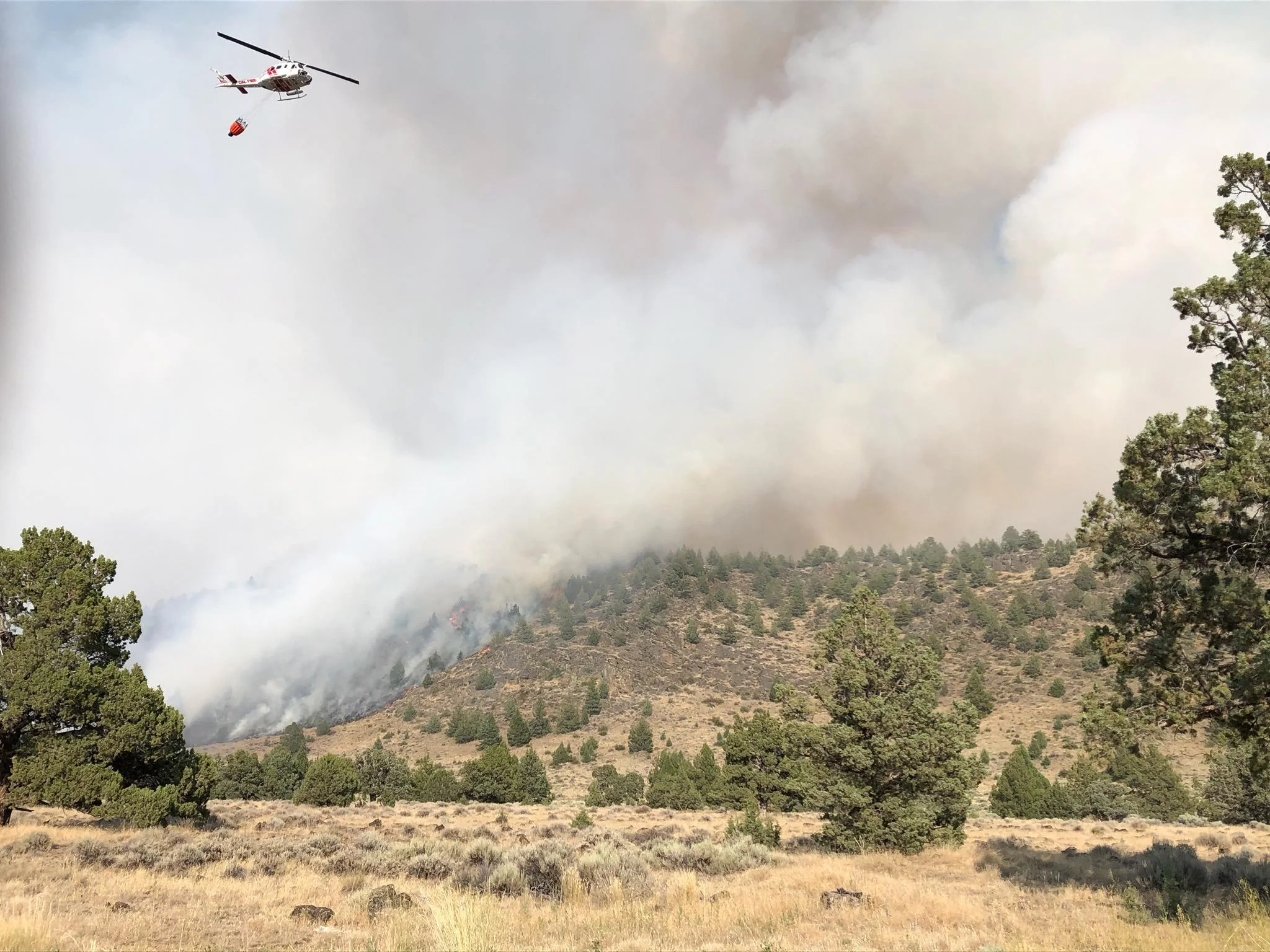 Tucker Fire 2,461 Acres and Growing