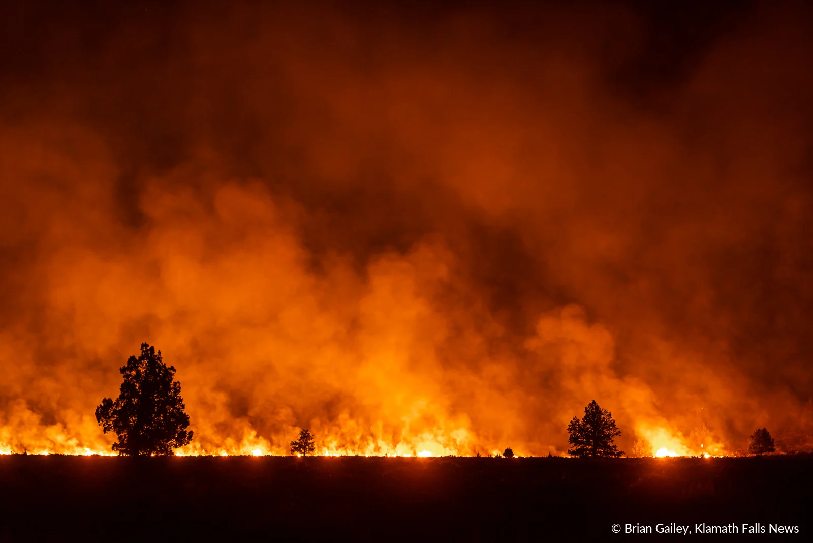Tucker Fire 2,461 Acres and Growing