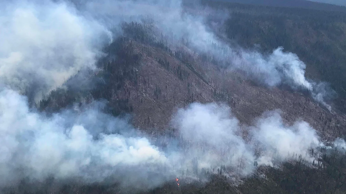 Gopher Fire is now 340 acres burning 11 miles east of Prospect, Ore. in the Sky Lakes Wilderness.(Inciweb)