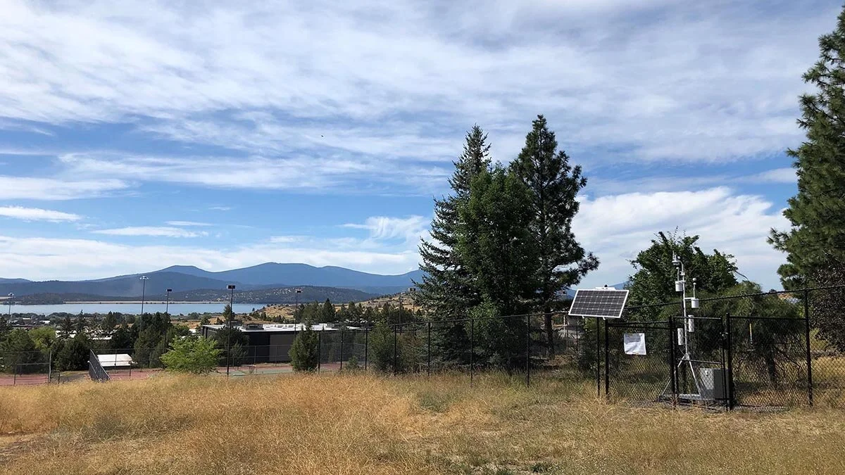 SolarPowered air quality monitor installed at Oregon Tech