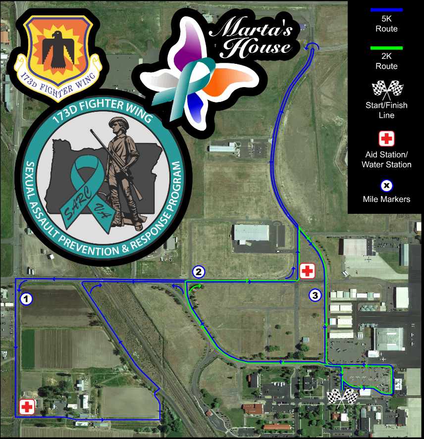 Race to Zero 2K/5K race map route