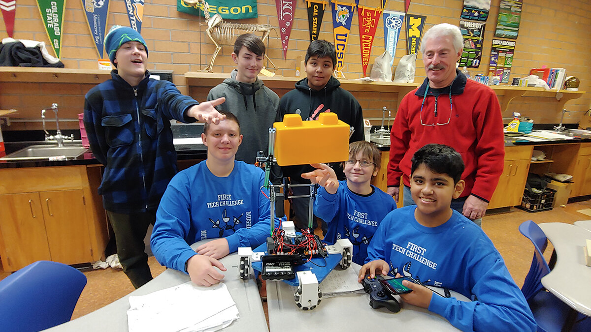 Three city school prepare FIRST robotics competition