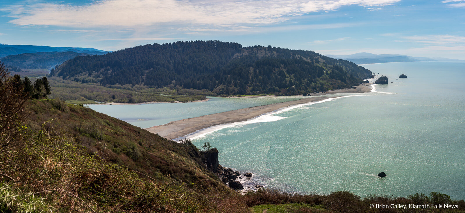 Mouth of the Klamath River at the Pacific Ocean (File photo: Brian Gailey)