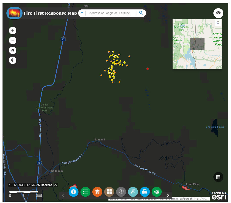 North 2 prescribed burn near Chiloquin declared the Meadow Fire