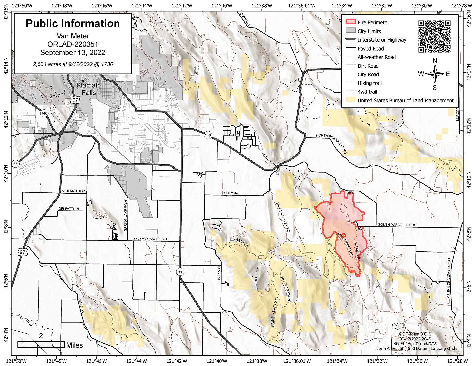 Van Meter Fire now 60 contained