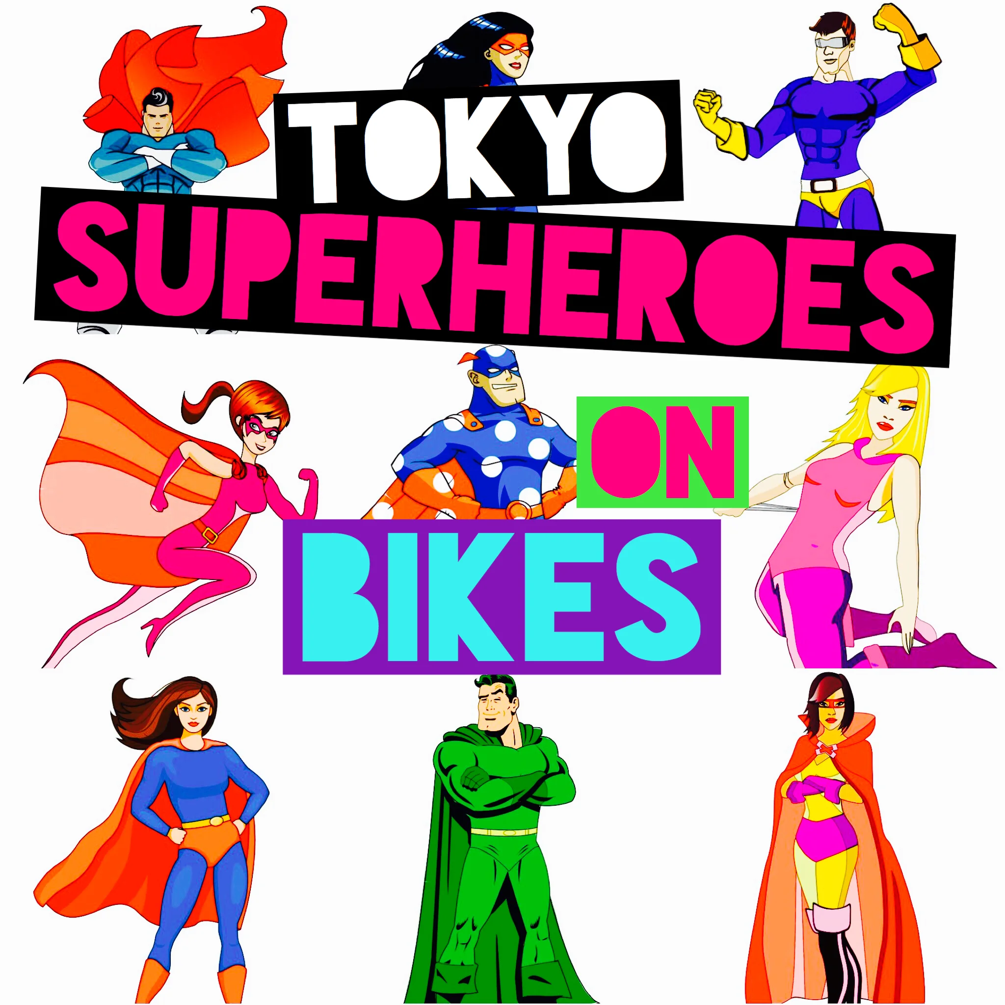 TOKYO SUPERHEROES ON  OLD BIKES! THE ULTIMATE INSTAGRAMMABLE TOUR