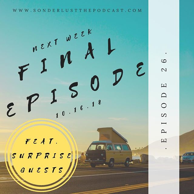 &quot;So it begins...&quot; A year ago, Sarah released the first episode of Sonderlust the Podcast as she set off on a 52 week journey to find happiness. Challenged by her best friend, Sarah chased down change as she faced life and replaced doubt wit